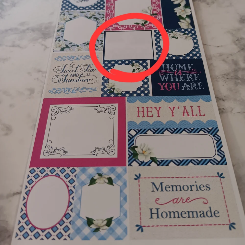 Recollections Southern Blues Sticker Pad – Over 700 Pieces! - Picture 12 of 14